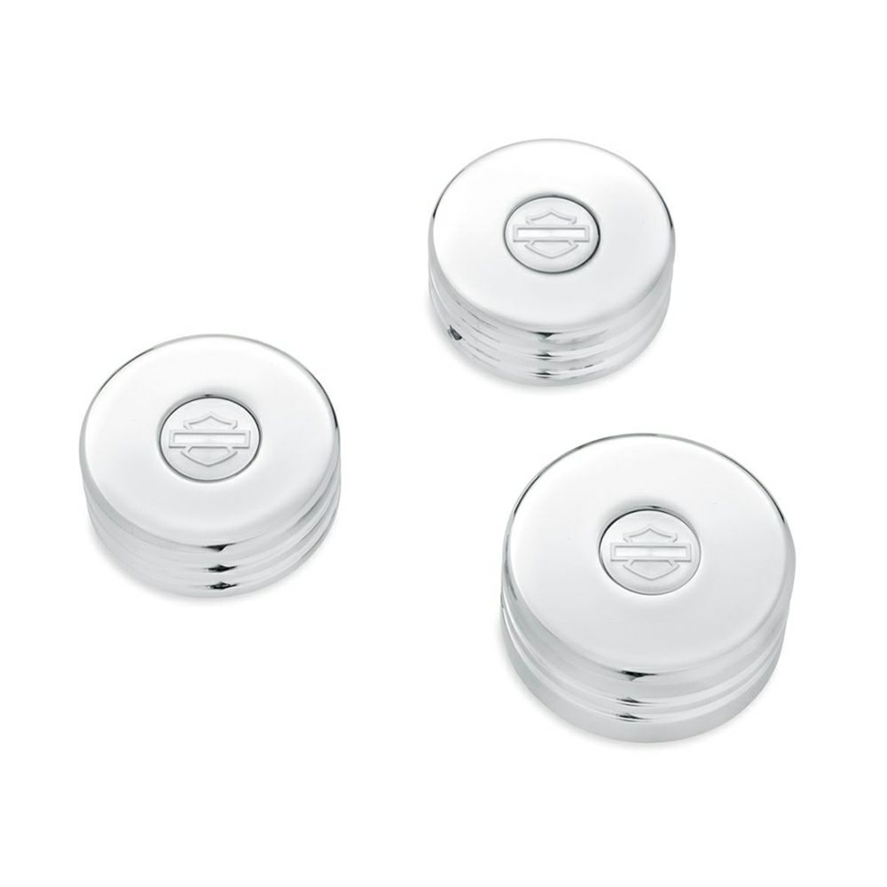 【46109-06】ハーレー純正 アッパーフォークステムカバー Upper Fork Nut Covers ダイナ