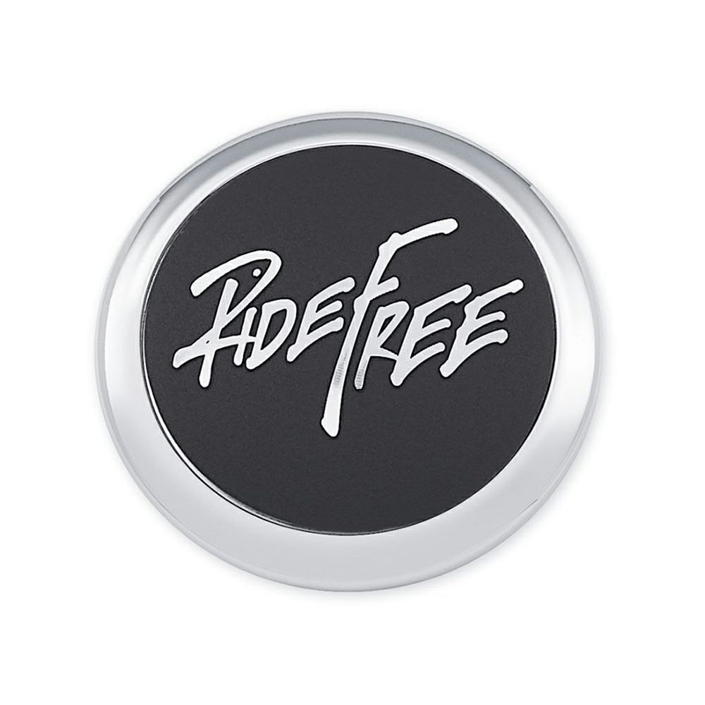 【14101220】ハーレー純正 フュエルキャップメダリオン RIDE FREEロゴ Ride Free Fuel Cap Medallion EVOダイナ M8ソフテイル スポーツスター ダイナ
