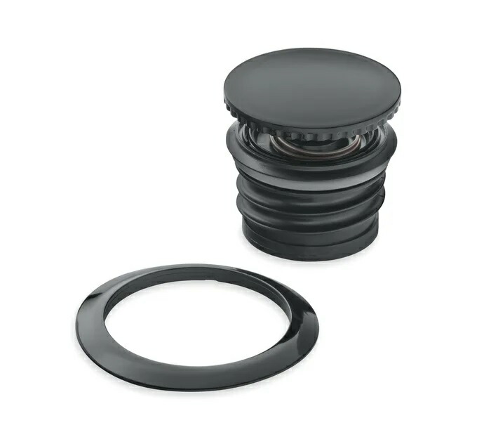 【61100007B】ハーレー純正 フラッシュマウント・フュエルキャップ グロスブラック KIT FUEL FILL CAP FLUSH MT BLK
