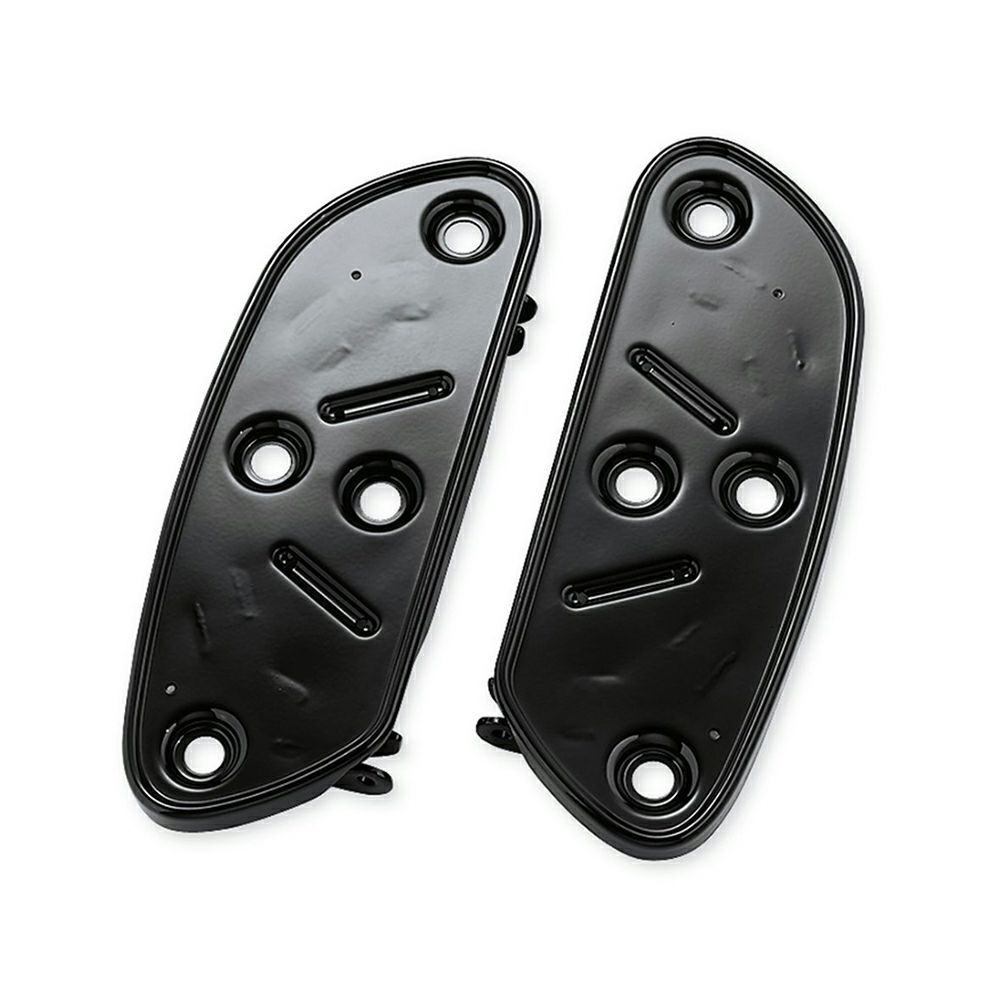 【51060-08】ハーレー純正 スウェプトウイング・ライダーフットボードパンBlack Rider Footboard Pans - Swept Wing Shape EVOツーリング M8ツーリング&トライク TCツーリング&トライク｜HD-REGO