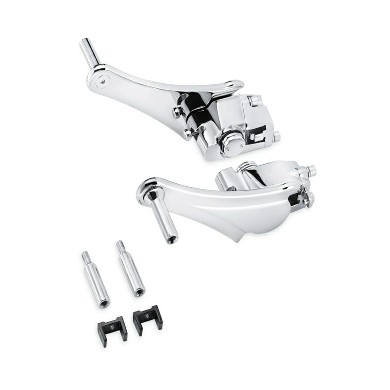 【54157-10】ハーレー純正 アジャスタブル補助パッセンジャーフットペグマウント Adjustable Auxiliary Passenger Footpeg Mounts