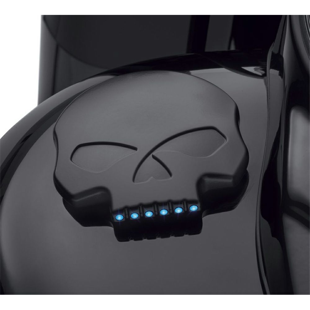 【70900781】ハーレー純正 LEDフュエルゲージ Skull LED Fuel Gauge M8ツーリング&トライク TCソフテイル TCツーリング&トライク ダイナ