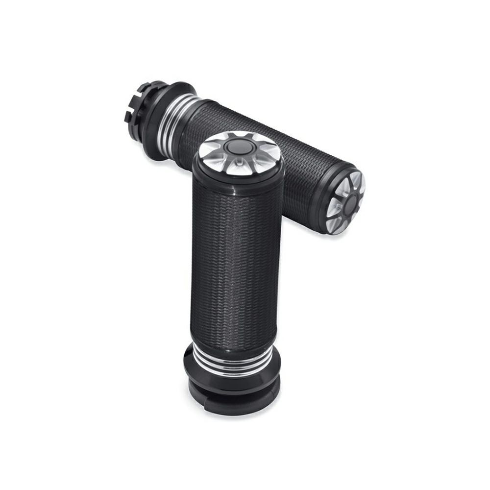 【56100101A】ハーレー純正 ハンドグリップ バースト Burst Hand Grips EVOソフテイル EVOツーリング TCツーリング&トライク V-ROD
