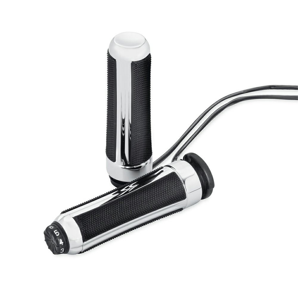 【56100253】ハーレー純正 ヒーテッド・ハンドグリップ エアフローAirflow Heated Hand Grips EVOダイナ M8ソフテイル TCソフテイル TCツーリング&トライク｜HD-REGO
