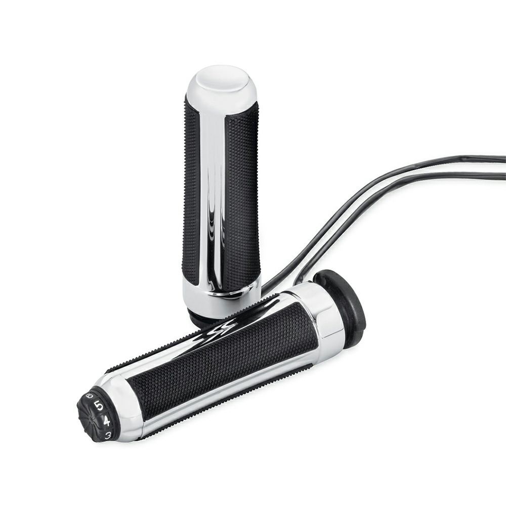 【56100256】ハーレー純正 ヒーテッド・ハンドグリップ エアフロー Airflow Heated Hand Grips EVOダイナ TCソフテイル スポーツスター ダイナ