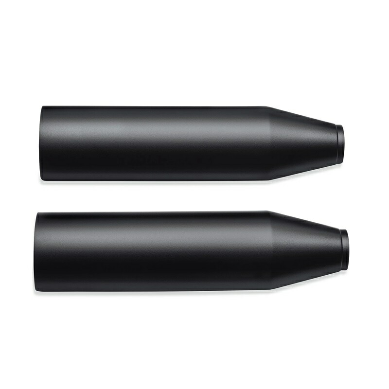 【65400457】ハーレー純正 サテンブラックマフラーシールド/ショート Satin Black Muffler Shields - Short