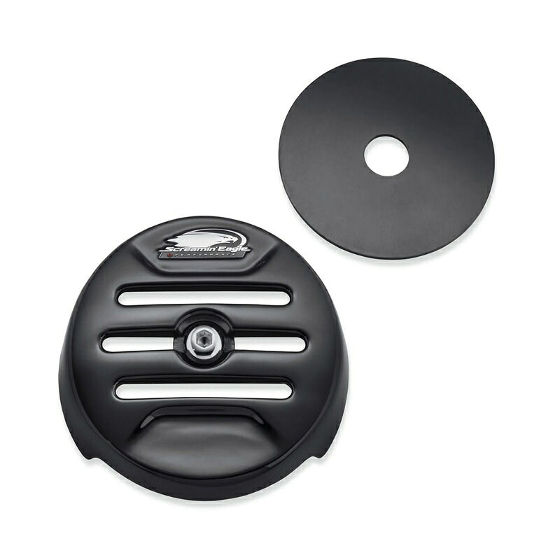 【61300846】ハーレー純正 スクリーミンイーグルラウンドエアークリーナーカバー Screamin' Eagle Round Air Cleaner Cover-Calibre