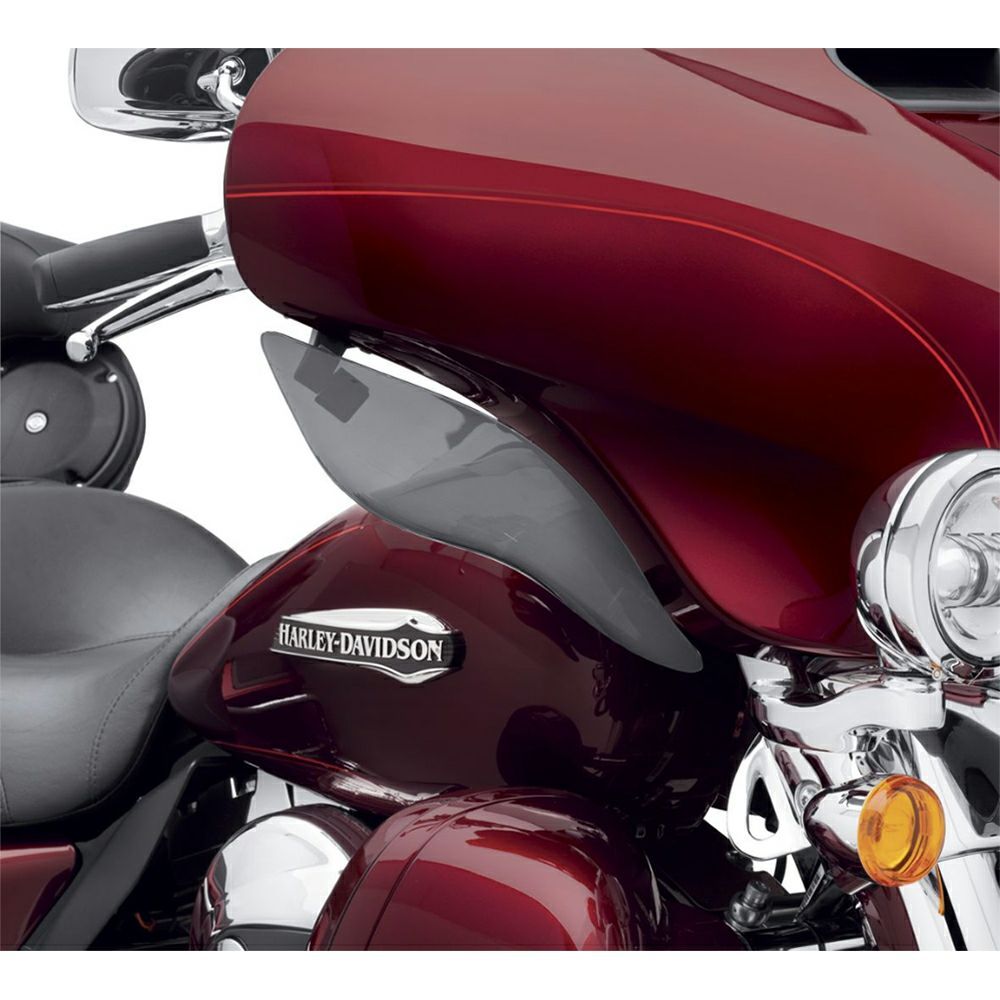 【57000529】ハーレー純正 アジャスタブル・エアデフレクター ダークスモーク Adjustable Air Deflector - Dark Smoke M8ツーリング&トライク TCツーリング&トライク