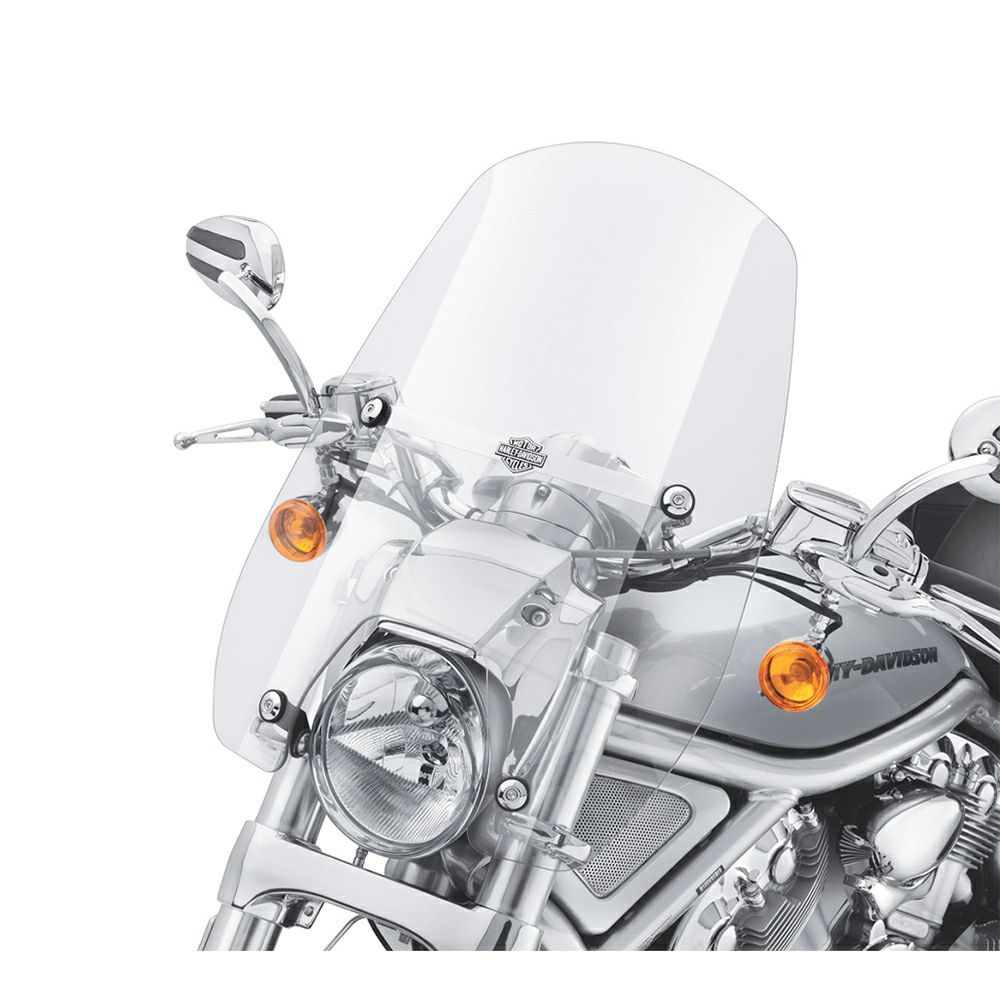 【57400060】ハーレー純正 クイックリリース・コンパクト・ミッドスポーツ・ウインドシールド Compact Mid-Sport Windshield V-ROD