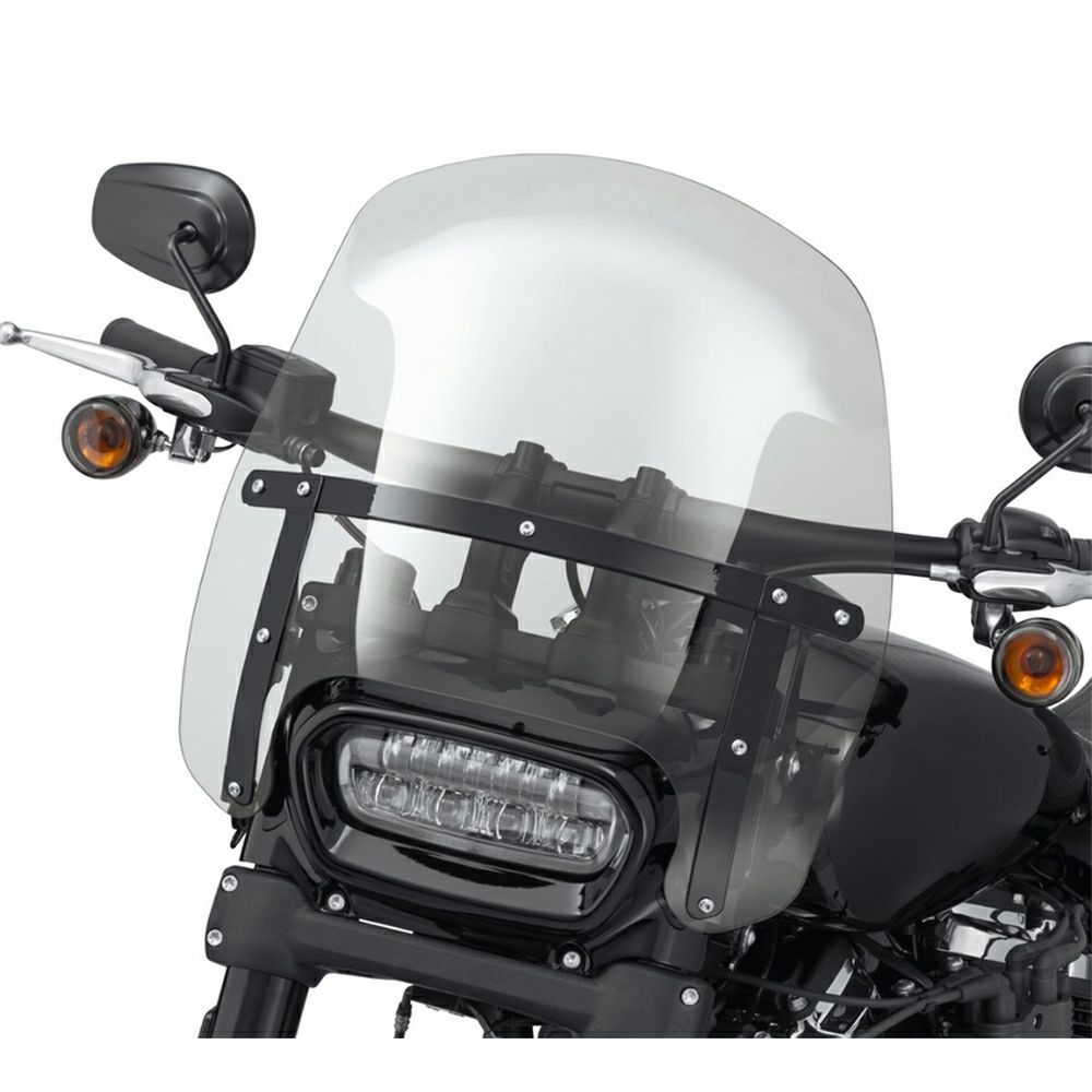 【57400330】ハーレー純正 ウインドスプリッター・デタッチャブル・コンパクト・ウインドシールドWind Splitter H-D Detachable Compact 15 in. Windshield M8ソフテイル|HD-REGO