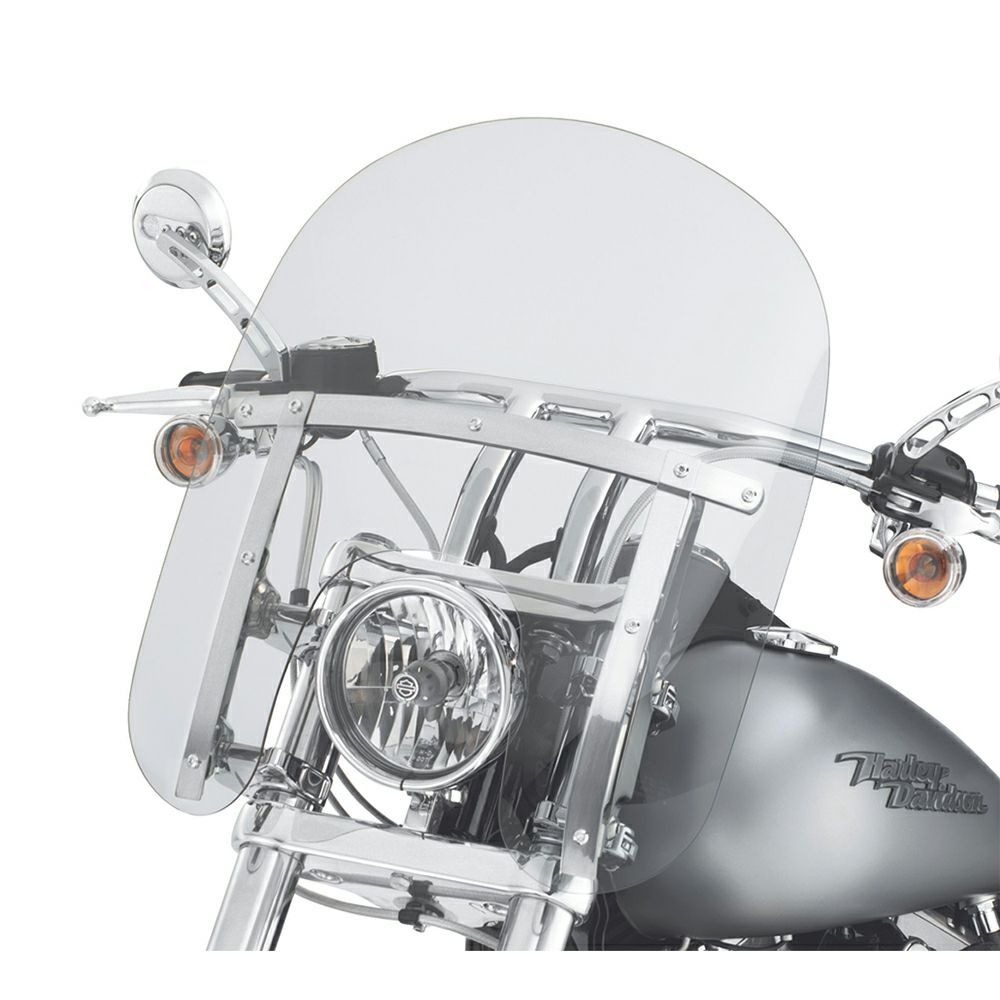 【58348-06】ハーレー純正 クイックリリース・コンパクト・ウインドシールドQuick-Release Compact Windshield ダイナ｜HD-REGO