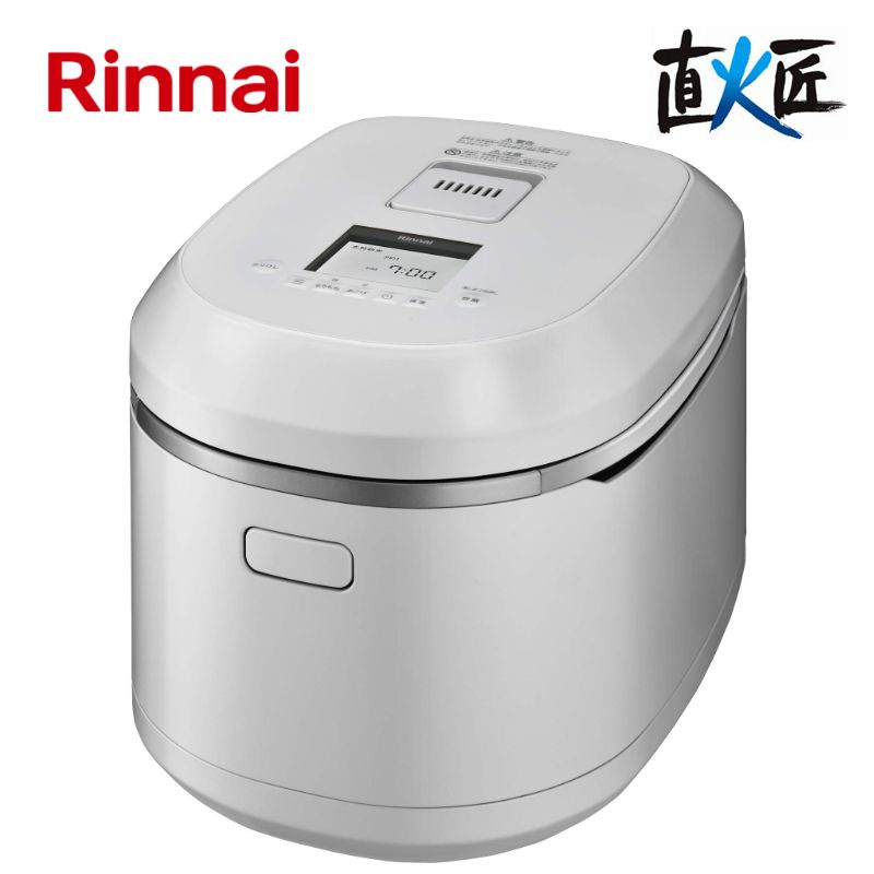 リンナイ【RR-100MTT(MW)-12A/13A】ガス炊飯器 ■直火匠 タイマー・ジャー機能付き マットホワイト ■都市ガス用（12A/13A） 炊飯能力1～11合 ■送料無料（北海道・沖縄県・離島は送料が掛かります）