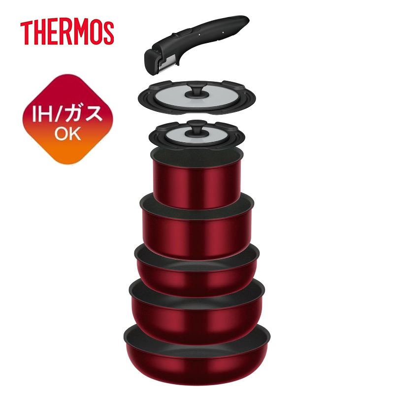 楽天市場】サーモス THERMOS 取っ手のとれるフライパン8点