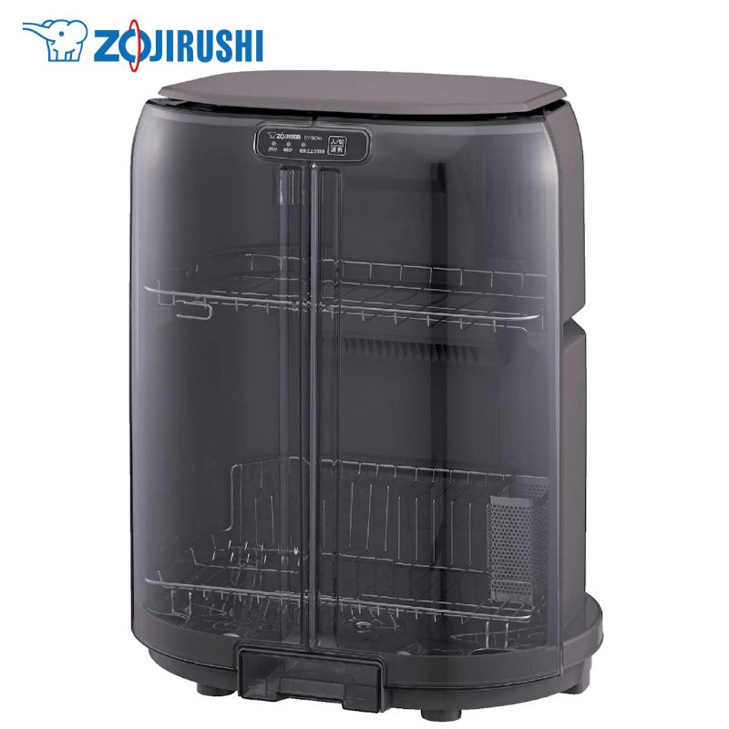 象印(ZOJIRUSHI)【EY-GC50-HA】食器乾燥機 ■たて型スライド式扉 グレー ■食器5人分・3つの乾燥コース ■送料無料(北海道・沖縄県・離島は送料が掛かります)|ハウスダイレクトさくら