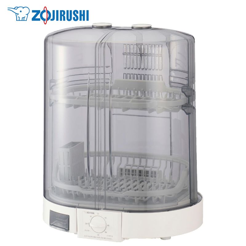 象印（ZOJIRUSHI）【EY-KC50-WA】食器乾燥機　■たて型スライド式扉　ホワイト　■食器5人分・シンプルなダイヤル式　■送料無料（北海道・沖縄県・離島は送料が掛かります）｜ハウスダイレクトさくら