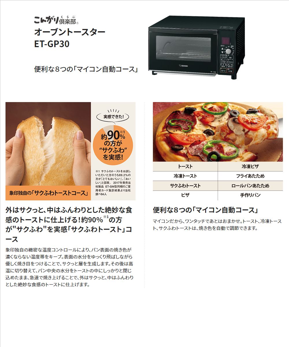 激安商品 象印 ZOJIRUSHI オーブントースター こんがり倶楽部 80℃〜250℃温度調節 マットブラック サクふわトースト  マイコン自動コース ビッグ ワイド庫内 送料無料 北海道 沖縄県 離島は送料が掛かります fucoa.cl