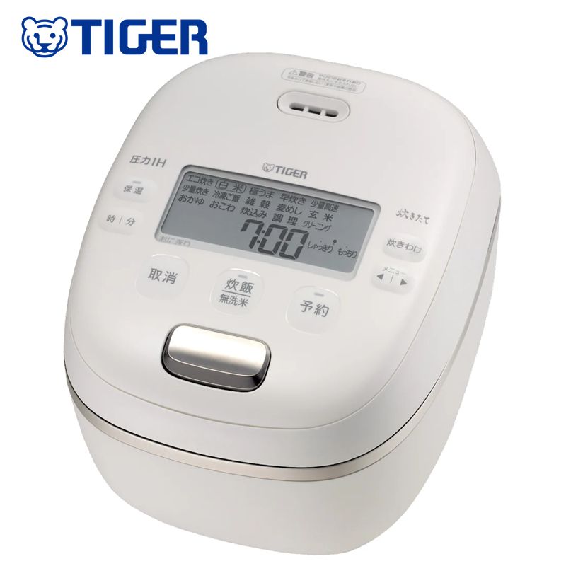 タイガー（TIGER）【JRI-C060-WO】圧力IHジャー炊飯器 オフホワイト ■ご泡火炊き 3.5合炊き ■遠赤9層土鍋かまどコート釜 ■送料無料（北海道・沖縄県・離島は送料が掛かります）