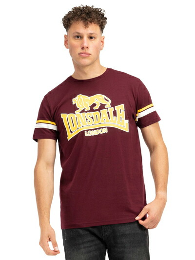 ◆LONSDALE◆ Lubcroy ロゴTシャツ 送料込 LONSDALE ロンズデール / ライオンロゴフロックプリントTシャツ
