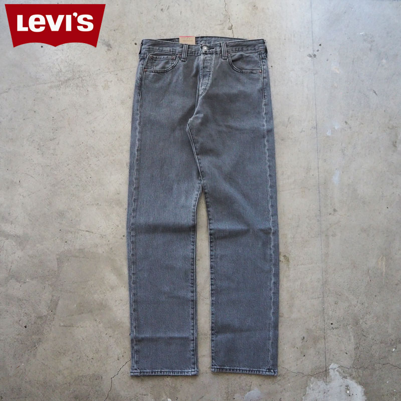 Levi's リーバイス 501 デニム パンツ ジーンズ 005012370 ストレート デニムパンツ ボタンフライ ストレッチ グレー ブラック系 levis 黒 ボトムス アメカジ｜HEADFOOTmixism