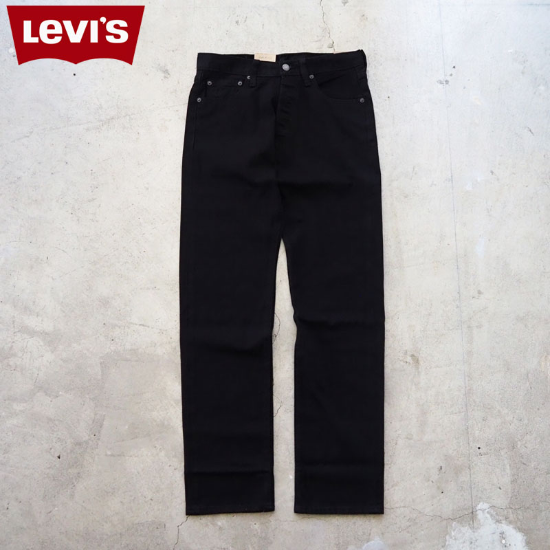 Levi リーバイス 501 デニム パンツ ジーンズ 005012442 ストレート デニムパンツ ボタンフライ ストレッチ ブラック levis 黒 ボトムス アメカジ