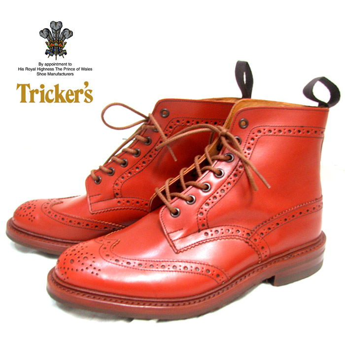 ■□貨物輸送＆代引っ張ること委員会無料客体商いもの□■Tricker\u0027sトリッカーズレザーカントリーブーツ1COLORS(1色取りひろげる)M2508   Yep_100