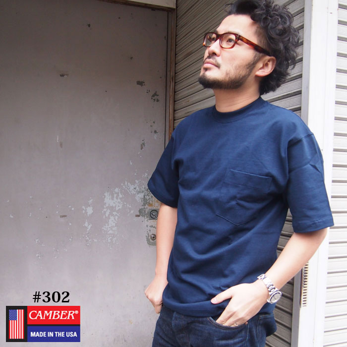 楽天市場 Camber キャンバー Pocket Tee Uネック半袖tシャツ 6colors 302 Std メンズ Uネック ネック 半袖 Tシャツ ポケット 胸ポケット インナー Usa クルーネック 丸首 無地 Sサイズ Mサイズ Lサイズ ポケットtシャツ ポケt Headfootmixism