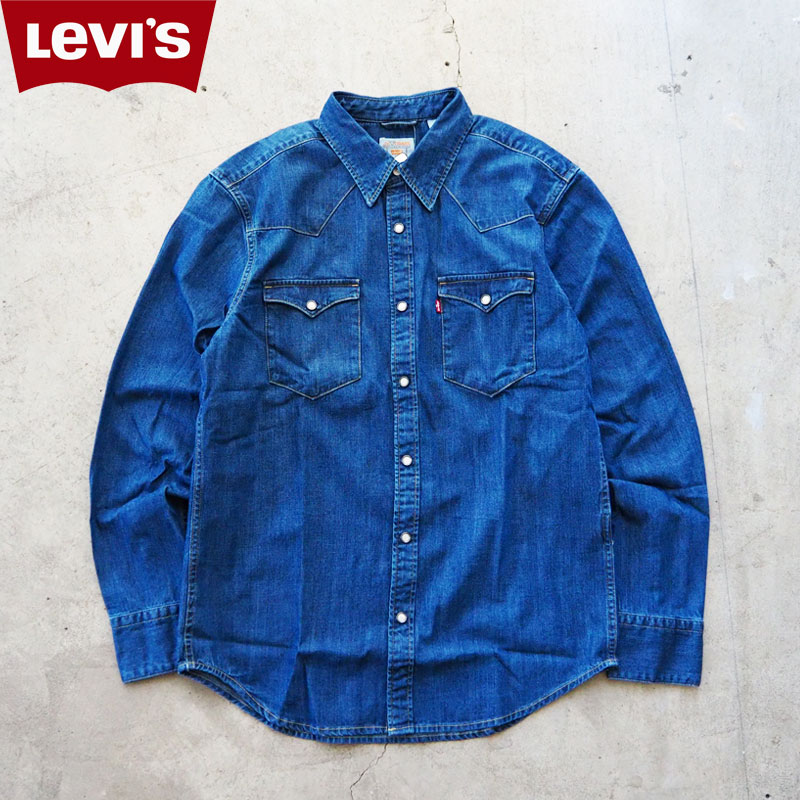 楽天市場】リーバイス LEVI'S デニム ウエスタンシャツ バーストゥ