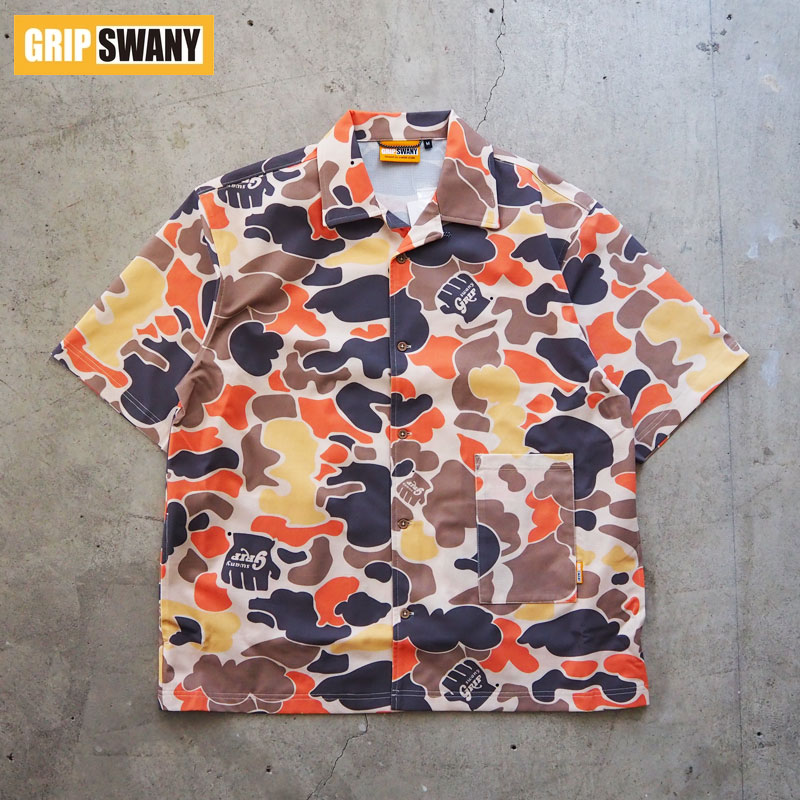 GRIP SWANY グリップスワニー プルオーバー メンズ GS AIRFLOW SHIRT GSMSH0015 半袖 半袖プルオーバー エアフローシャツ エア湖流出 通気性 速乾 アウトドア 難民キャンプ 黒 黒いこと