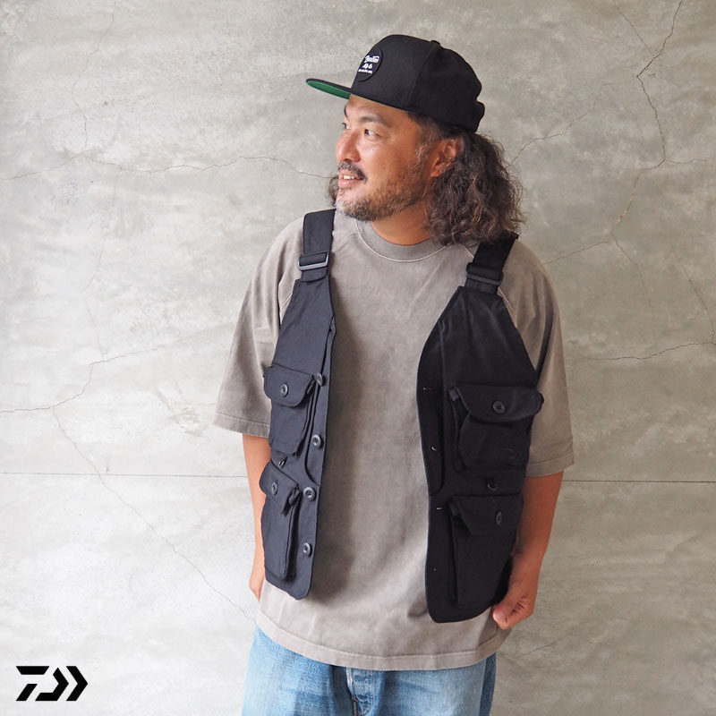 スーパーセール Daiwa ダイワ アングラーズベスト Anglers Vest Dv 6022ex ベスト メンズ アングラー フィッシング 釣り フィッシングベスト アウトドア キャンプ アウトドアベスト キャンプベスト ミリタリー ポケット 黒 ベージュ カーキ おしゃれ 吸水速乾 Quallysol