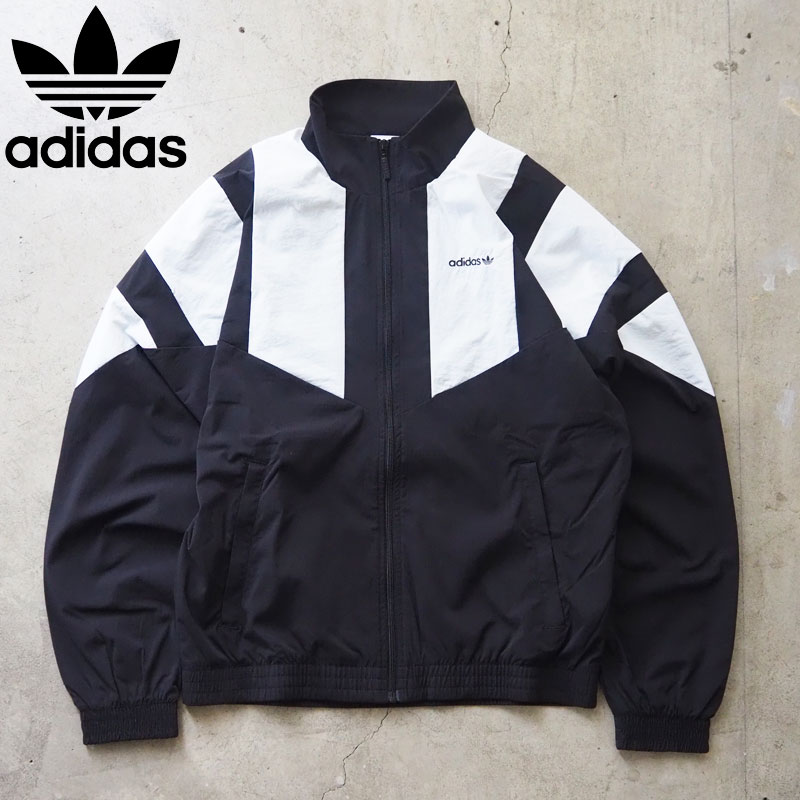adidas Originals アディダス ジャケット ナイロンジャケット LOF73-KR1378 メンズ レディース トラックジャケット ナイロンジャケット オリジナルス 黒 ブラック 長袖|HEADFOOTmixism