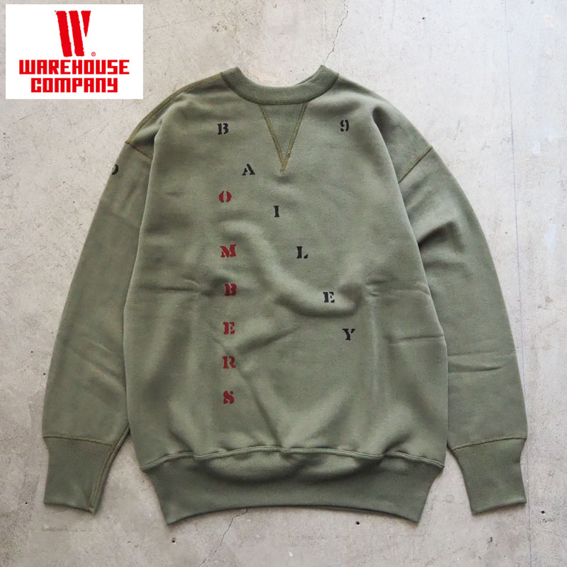 WAREHOUSE \u0026 CO. 御召しもの住みか 調教師 メンズ 401 BAILEY 労働者の一団素っ首 流汗 401-BAILEY V字 四本針 ガゼット セットインスリーブ ヴィンテージ 日本製 アメカジ ミリタリー