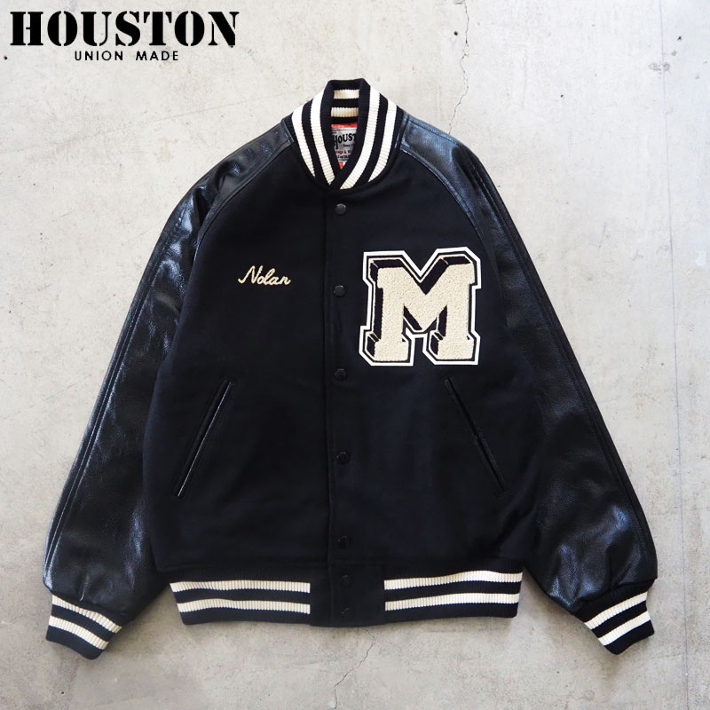 楽天市場】HOUSTON ヒューストン スタジャン MELTON AWARD JACKET