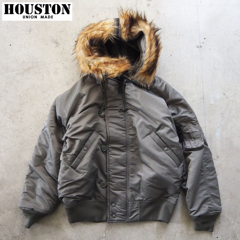 希少 HOUSTON ヒューストン MA-2B フライトジャケット ファーフード 楽天市場】HOUSTON ヒューストン WAIPER別注 M-51パーカ / モッズ