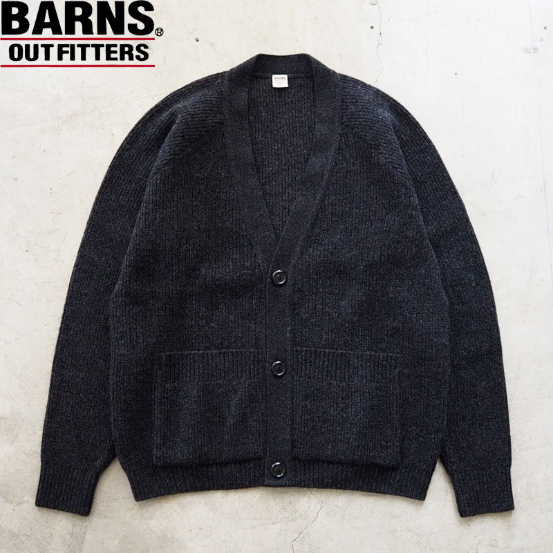 楽天市場】バーンズ BARNS シェットランドウール ショールカラー