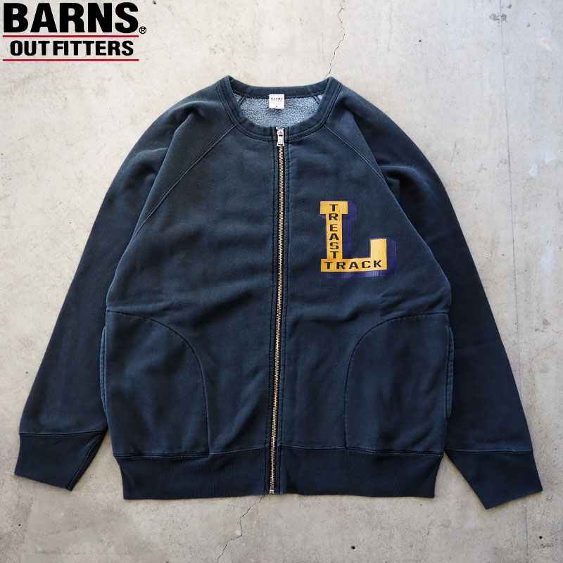 BARNS OUTFITTERS ジョージバーンズ 汗水 ジレー メンズ アスレチック ジップアップ 刷り上げる 鉄道車両デ BR-25468 ジップカーディガン 汗水 調教師 アメカジ アウトフィッターズ