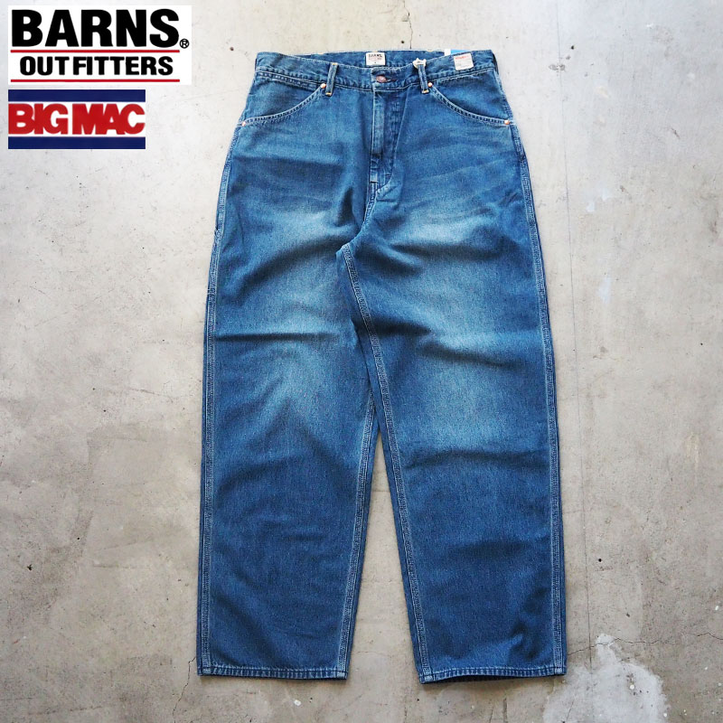 BARNS × BIGMAC バーンズ ビッグマック パンツ デニム ペインターパンツ BR-26163 メンズ ペインター ワーク ワークパンツ コラボ ライトインディゴ アウトフィッターズ outfitters アメカジ 16,632円