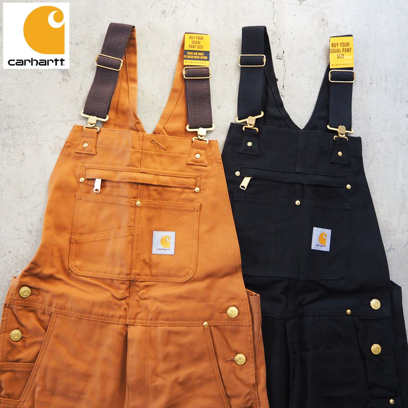carhartt カーハート オーバーオール つなぎ DUCK BIB OVERALL R01-M メンズ オールインワン ワーク パンツ ダック 生地 アメカジ ワーク 作業着 カジュアル エンジニア ヴィンテージ｜HEADFOOTmixism