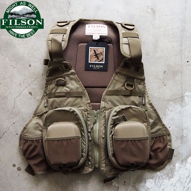 5*t様 filson Foul Weather vestフィルソンフォウルウェ 楽天市場】FILSON / - made in U.S.A -FOUL WEATHER FLY FISHING