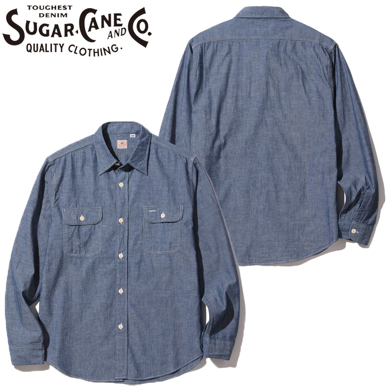 ◼️SUGAR CANE◼️　長袖シャツ　Lサイズ 楽天市場】SUGAR CANE シュガーケーン シャツ デニム ワーク