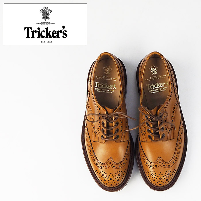品揃え豊富で Tricker's☆トリッカーズバートン/カントリーシューズ 【2022新春福袋】 ブーツ 【新品】売り切れ御免!!トリッカーズ(Tricker's)ウィングチップ ブーツ