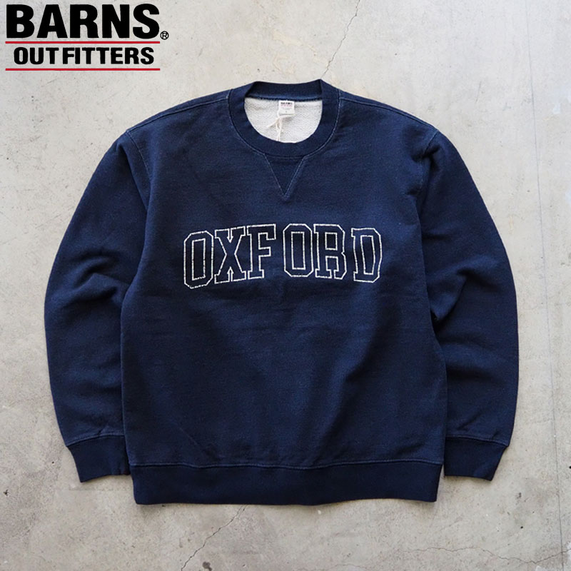 BARNS ジョージバーンズ 調教師 90s イージーフィット 汗水 OXFORD BR-24337 メンズ 90年月日 アメカジ 厚地の外套大きさ 刷り上げる 長袖 アウトフィッターズ outfitters 米国海軍