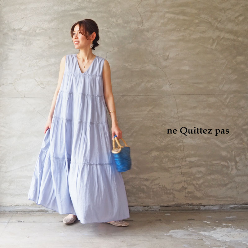 【楽天市場】ヌキテパ ワンピース ne Quittez pas ノースリーブ 