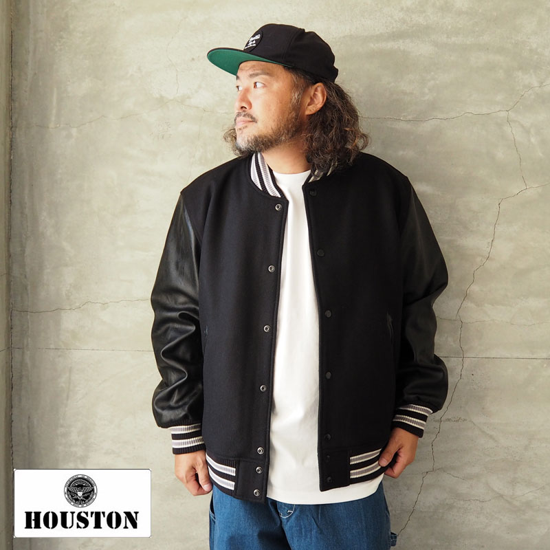 公式ストア HOUSTON ヒューストン スタジャン MELTON AWARD JACKET