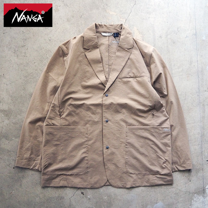 NANGA ナンガ ジャケット DOT AIR COMFY JACKET ドットエア コンフィージャケット NW2411-1E200-A メンズ テーラードジャケット テーラード コンフィー 通気性 速乾性 ハイテク素材 ボックスシルエット