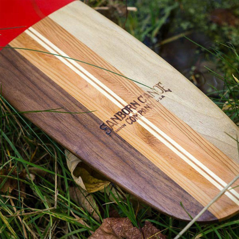 SANBORNCANOECOMPANYサンボーンカヌーカンパニーカヌーパドルAritisanPaddles7SCAPNカヌーパドルUSA製サップサップパドルサンボーンNorthMufferawハンドメイド木製ウォールナットインテリア