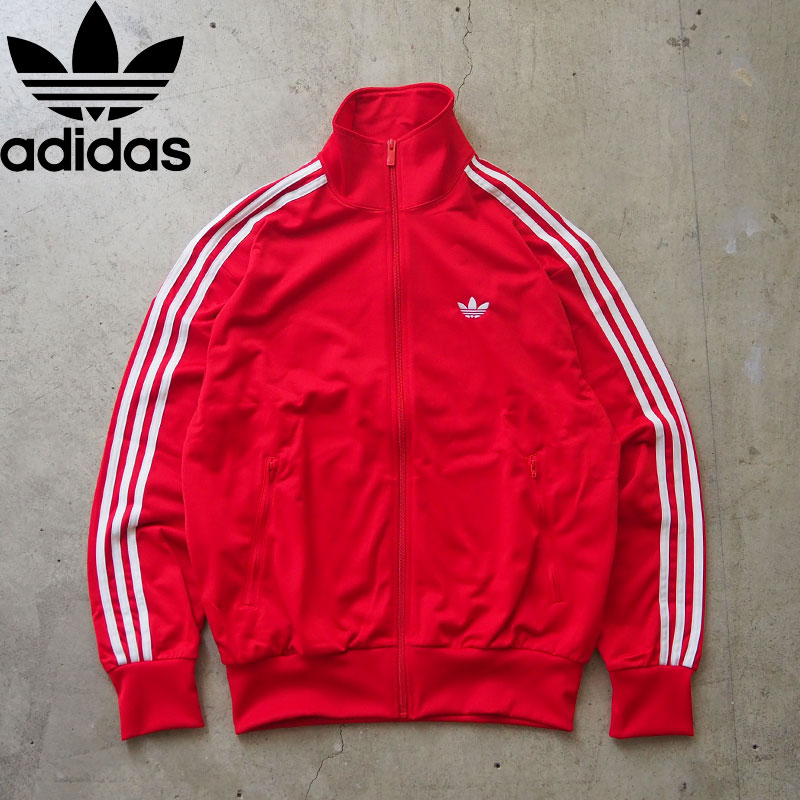 adidas Originals アディダス ティーシャツ 上 FIREBIRD クラシックス ファイヤーバード 貨物自動車いの一番 結核症671 KD8307 メンズ 上衣 貨物自動車上衣 トレフォイルロゴ スリーストライプス 3本伝達ルート XL 2XL 3XL 赤 スカーレット