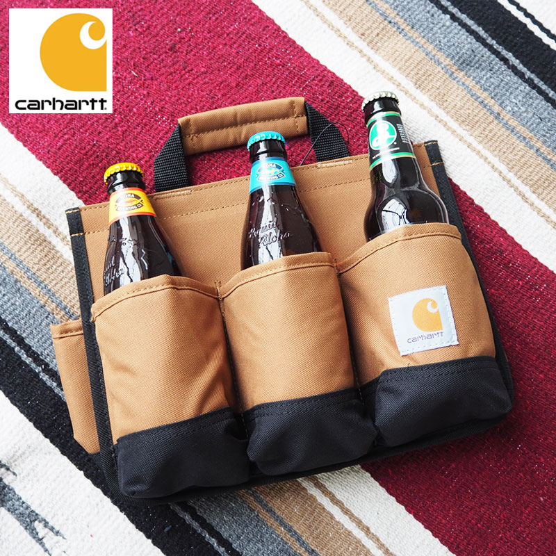 Carhartt カーハート ドリンク バッグ 6 Pack Caddy ドリンクホルダー ボトルケース 収納 350ml缶 瓶 収納バッグ ドリンク収納 ワイン ビール レジャー キャンプ ピクニック q アメカジ アウトドア おしゃれ 無地 ワンポイント Tbset Com