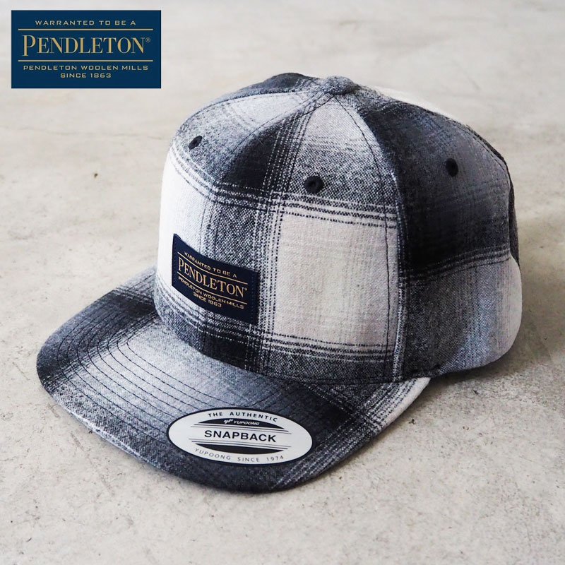 90s PENDLETON ボアキャップ　スエードツバ　レザーベルト　刺繍ロゴ PENDLETON キャップ 帽子 PENDLETON/ペンドルトン Timberline