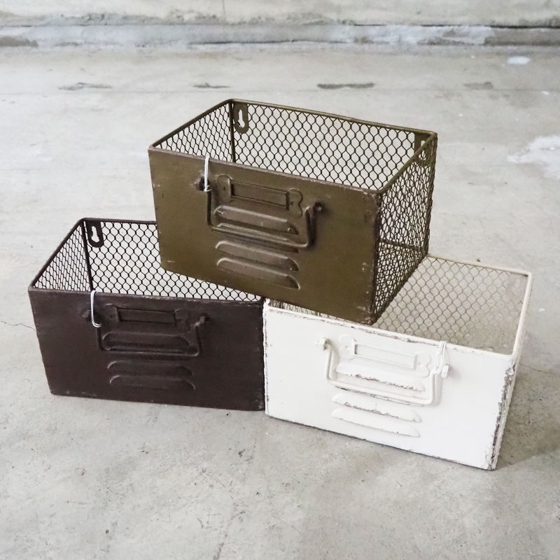 楽天市場】Antique/アンティーク 鉄箱 Steelbox/スチールボックス