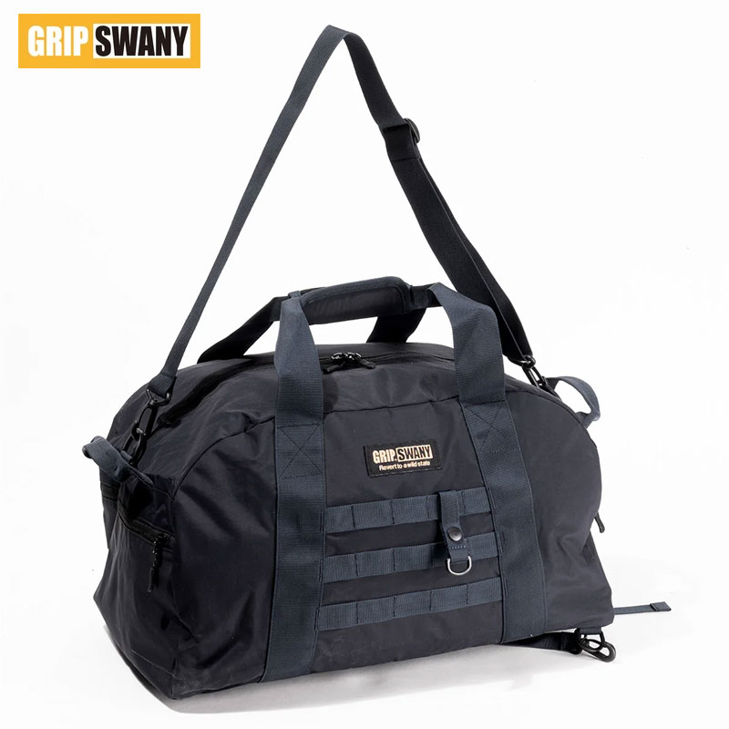 GRIP SWANY グリップスワニー 御徒面子 メンズ GS MOLLE DUFFEL GSMB0034 ダッフルバッグ ダッフル うしろ側容器に並べる 背嚢 背嚢 3way 豆の町 肩先 アウトドア 難民キャンプ 表どおり 黒 黒いこと